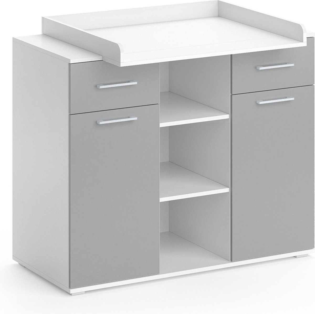 Vicco Leonie Commode – 113 x 109 cm Grijs
