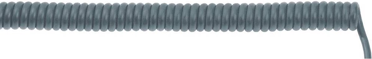 LAPP 73220361 Spiraalkabel UNITRONIC® SPIRAL LiF2Y11Y 200 mm / 800 mm 6 x 0.25 mm² Grijs 1 stuk(s)