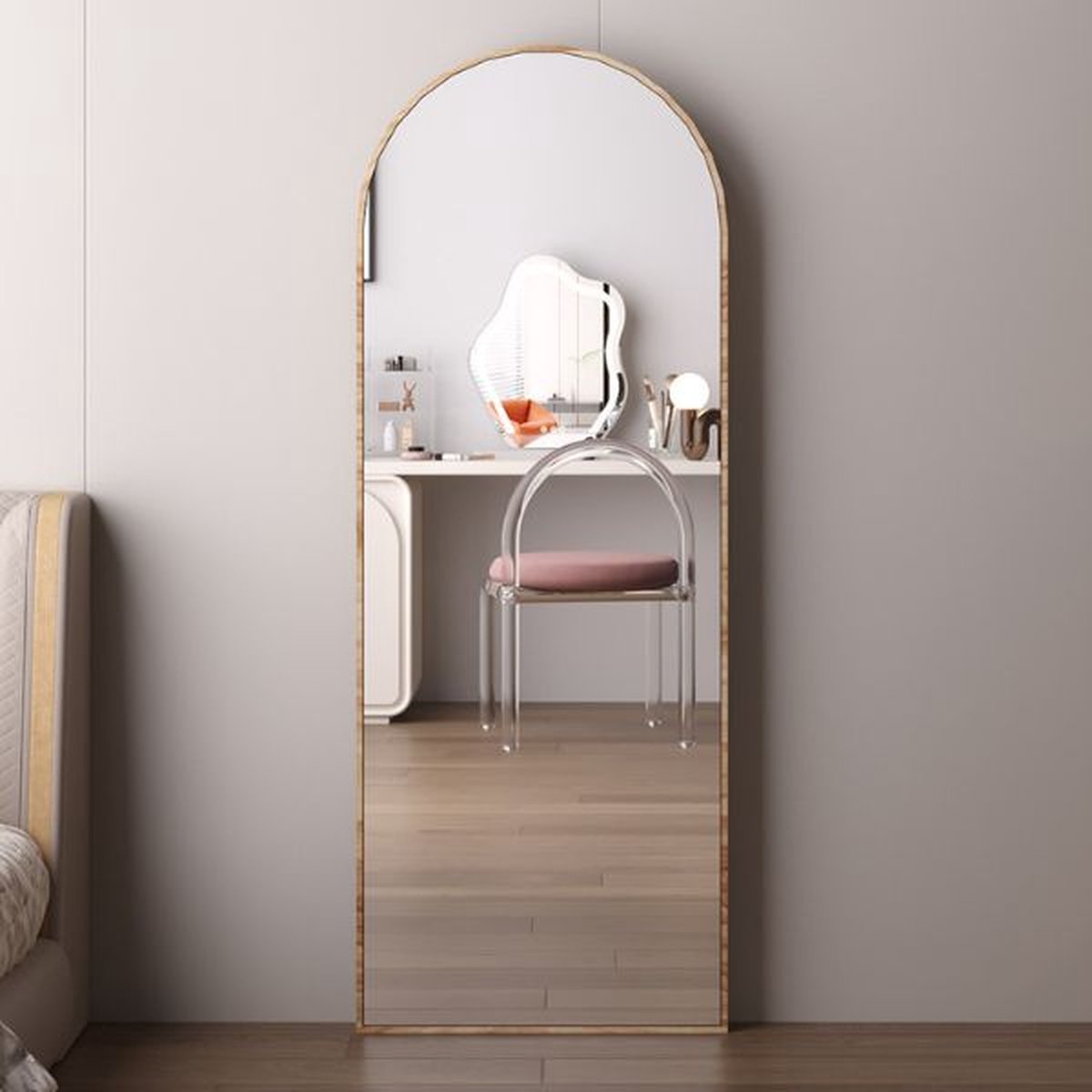Staande Spiegel Rosalie | 60 X 160 Cm | Old Oak-design - Rousseau - Spiegels - Bruin - Spiegel