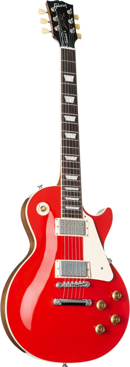 Gibson Les Paul Standard '50s Plain Cardinal Red Top - Single-cut elektrische gitaar