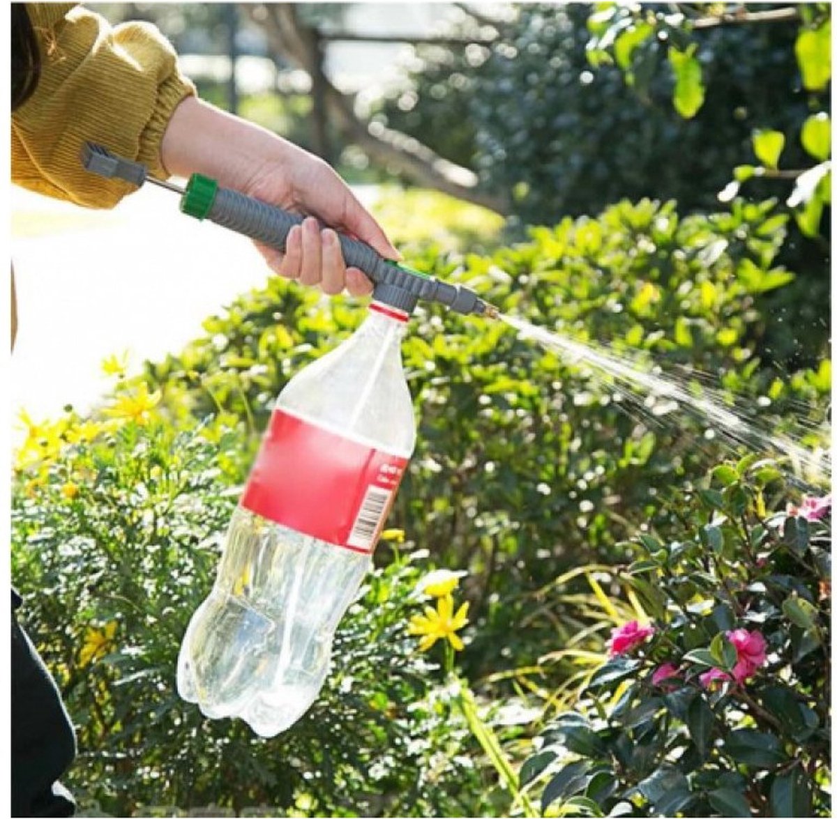 Plantensproeier - Drankflesspuit - flessensproeier - bewateren - ongedierte bestrijding - binnen - buiten