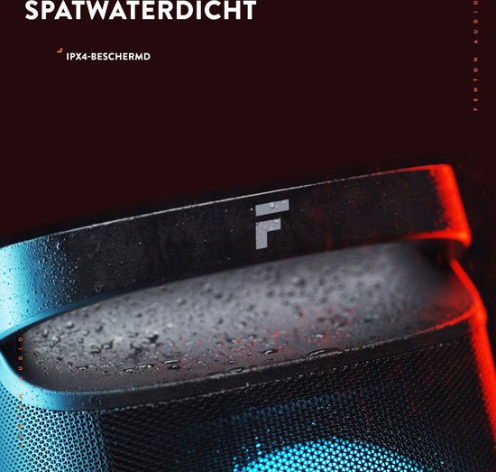 Partybox - Fenton Pulse130 speaker met lichteffecten - Met microfoon en ingebouwde accu — afbeelding 3