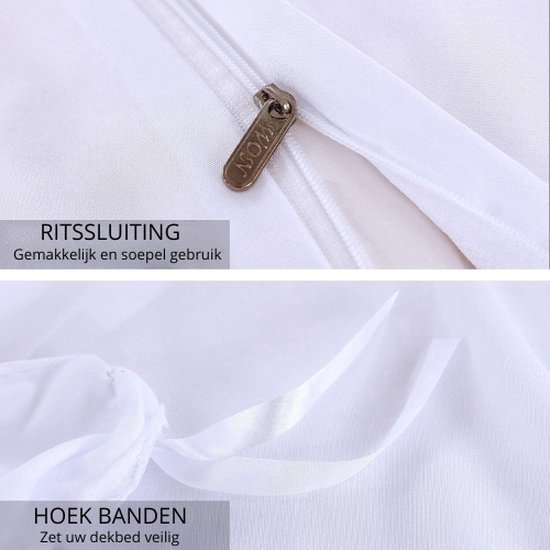 Vandyck Dekbedovertrek SERENE LINES - Luxe Katoen-Satijn Blauw