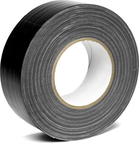 Duct tape Nichiban Zwart 50mm x 50m per rol