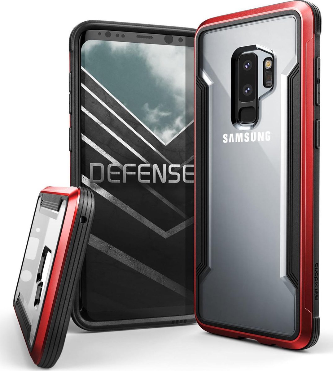 X-Doria Defense Shield cover - rood - voor Samsung Galaxy S9+