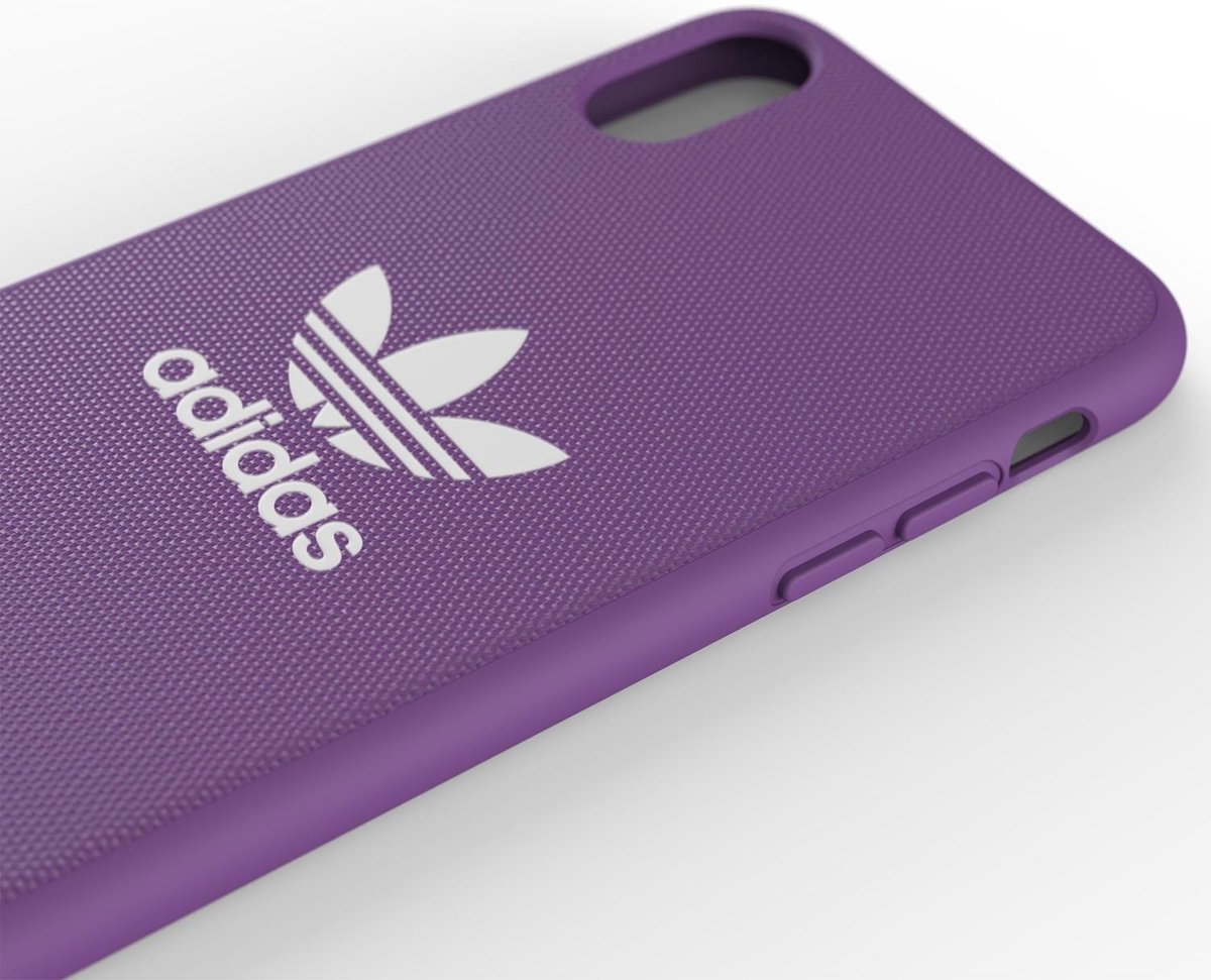 Coque iPhone X / Xs Adidas Originals Adicolor Backcover - Violet | bol