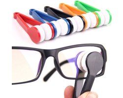 2 Stuks Bril Glazen Reiniger - Brillen Schoonmaken - Bril Poets Gadget - Hygiëne - Brillen poetser - Microvezel Brillendoekje - Bril reiniger - Handige Gadget - LOUZIR