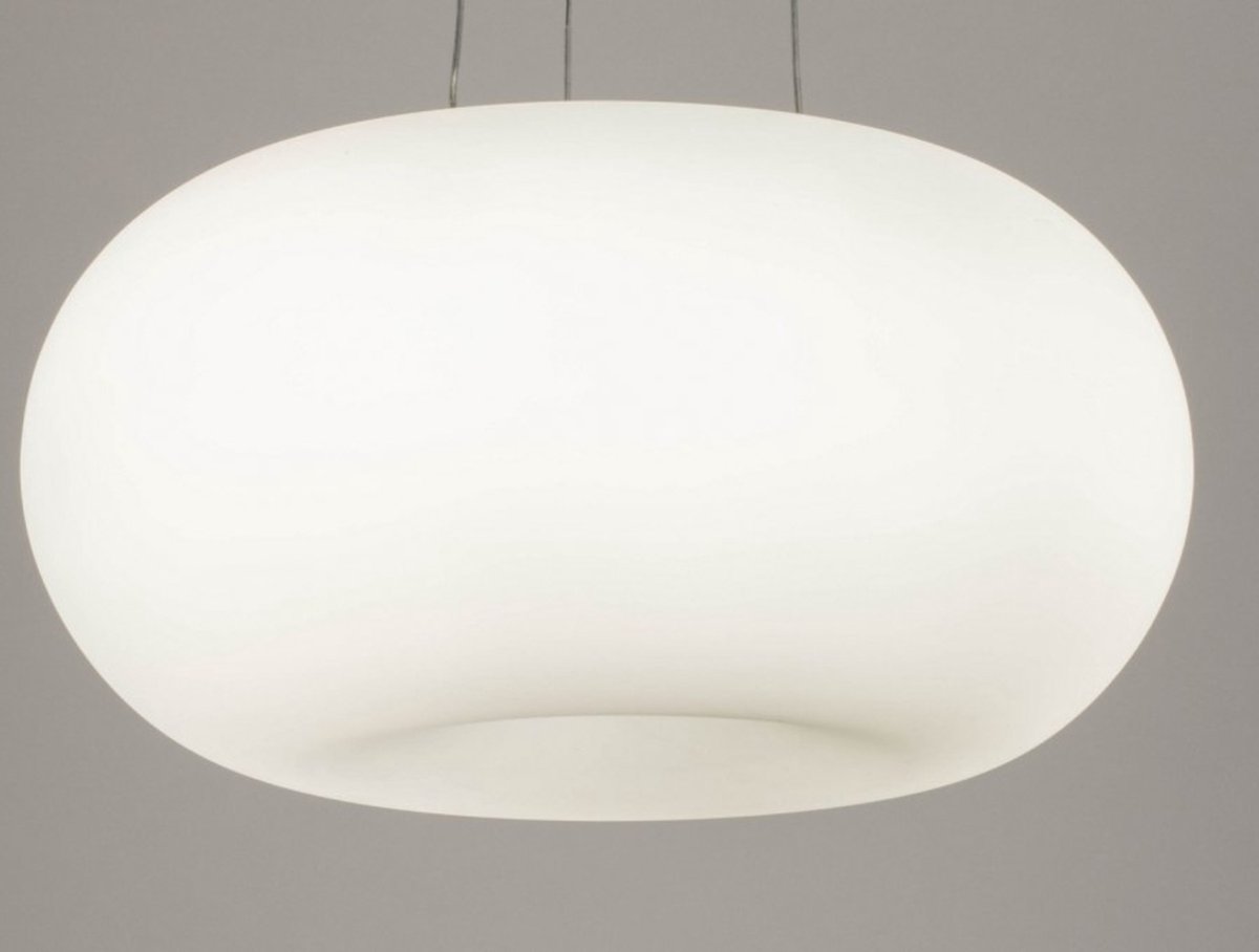 Lumidora Hanglamp 70598 - TULBAND - 3 Lichts - E27 - Wit - Metaal - ⌀ 45 cm