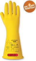 Secura ELSEC 2,5 KV Elektro-Geïsoleerde Handschoenen Klasse 00 Geel Maat 9 - Set Van 10