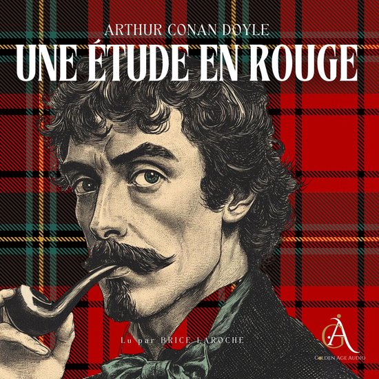 Une étude en rouge. Sherlock Holmes - Livre Audio - cover