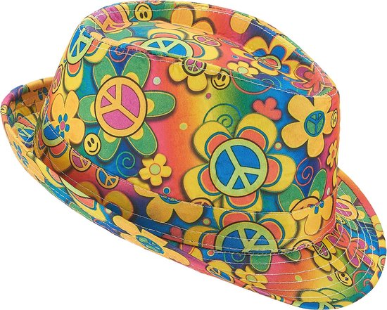 Excursie zonnebloem Oproepen WELLY INTERNATIONAL - Hippie borsalino hoed voor volwassenen - Hoeden >  Chique hoeden | bol.com