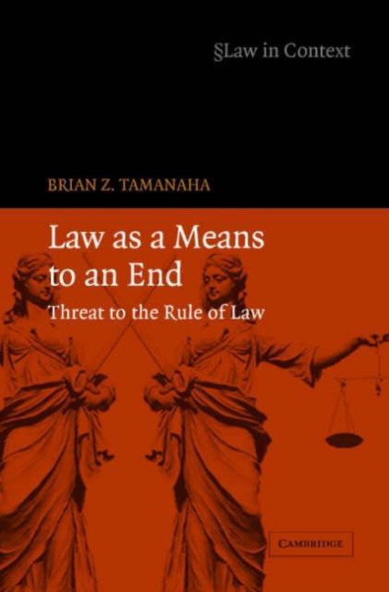 Law As a Means to an End - cover