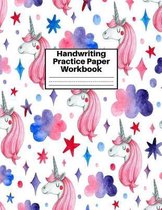 Handwriting Practice Paper Workbook