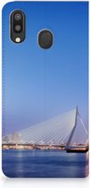 Geschikt voor Samsung Galaxy M20 Book Cover Rotterdam