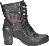 Mustang dames veterboot - Blauw - Maat 37