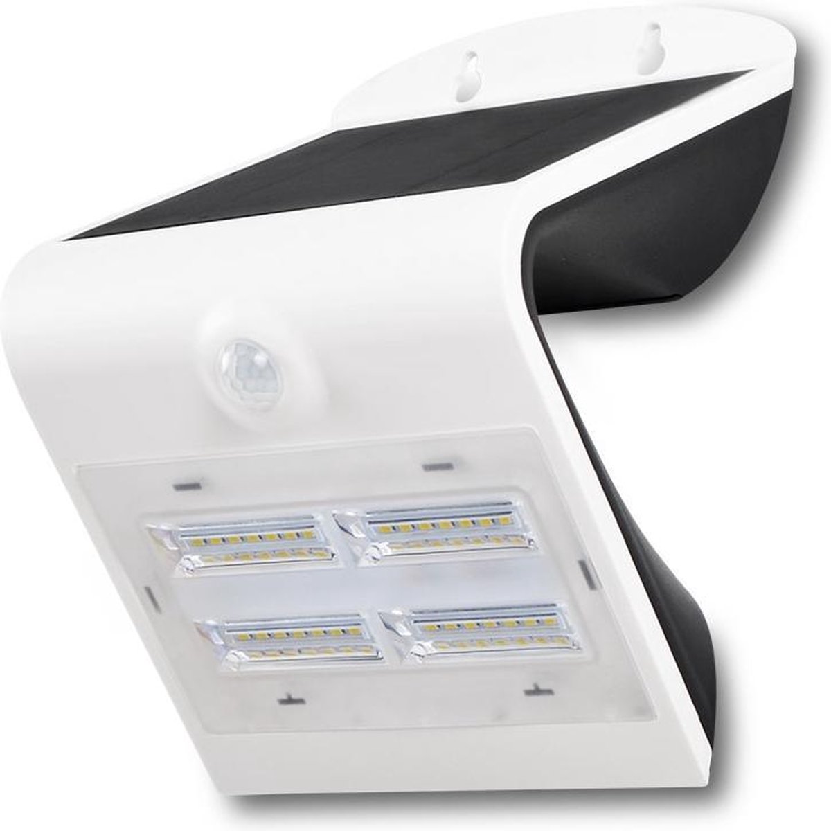 V-TAC VT-768 Solar Wandlamp - IP65 Waterdicht - Wit - 3W - 400 Lumen - 4000K + 3000K