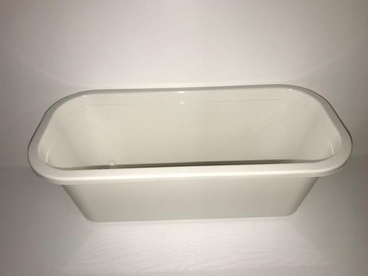 Bloembak Wit lengte 40cm