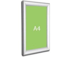 Kliklijstshop Kliklijst A4 - 21x29.7 cm - Aluminium - Zilver