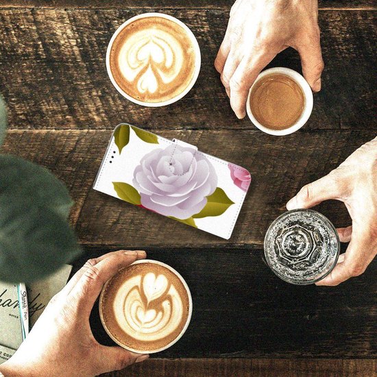 Couverture personnalisée Téléphone Case Motorola Moto G7 | G7 Plus Coque Des Roses cadeau de Mariage