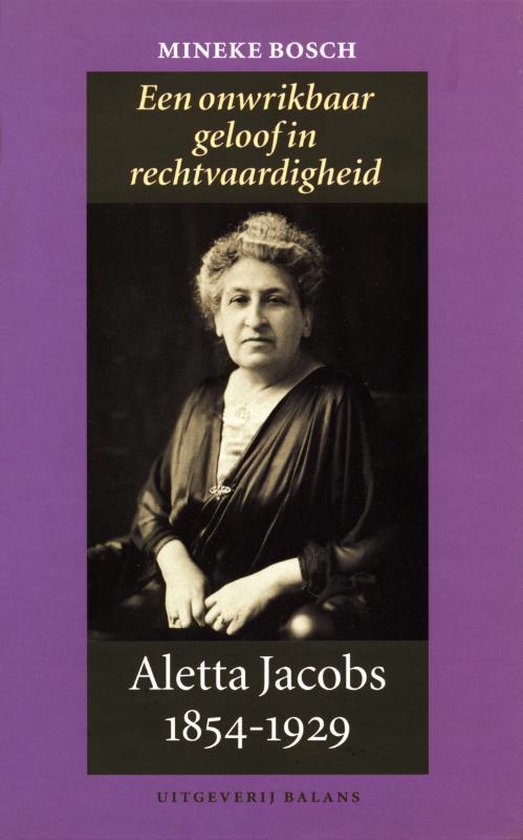 Cover van het boek 'Aletta Jacobs 1854-1929' van M. Bosch