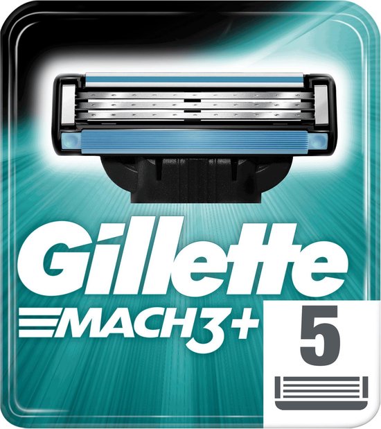 Gillette Mach3 Scheermesjes Mannen - 5 Stuks