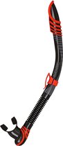 Seac | snorkel | Vortex Dry | transparant silicone | Zwart/Rood