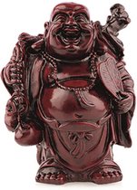 Boeddha Rood Knapzak en Spiegel (9 cm)