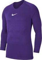 Nike Dry Park First Layer Longsleeve Shirt  Thermoshirt - Maat 140  - Unisex - paars