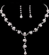 Sieradenset Pearl (Ketting & Oorbellen)