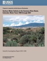 Surface-Water Salinity in the Gunnison River Basin, Colorado, Water Years 1989 Through 2007