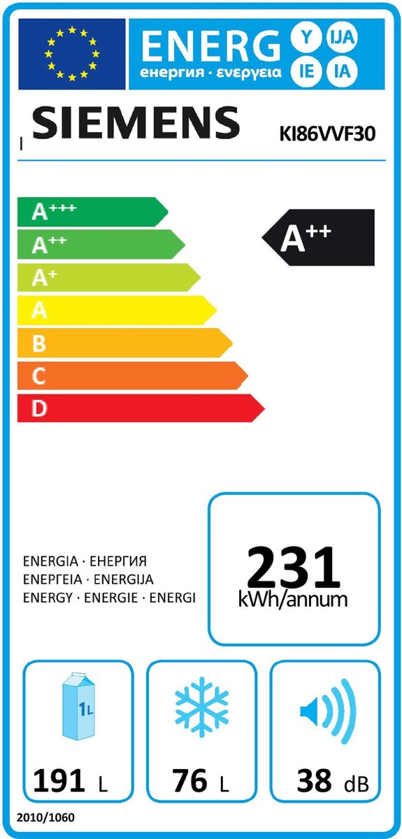 Bol Com Siemens Ki86vvf30 Inbouw Koel Vriescombinatie