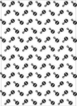 Nellie`s Choice Embossing Folder background Baby 2 A4