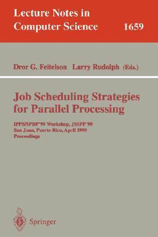 Job Scheduling Strategies for Parallel Processing - cover