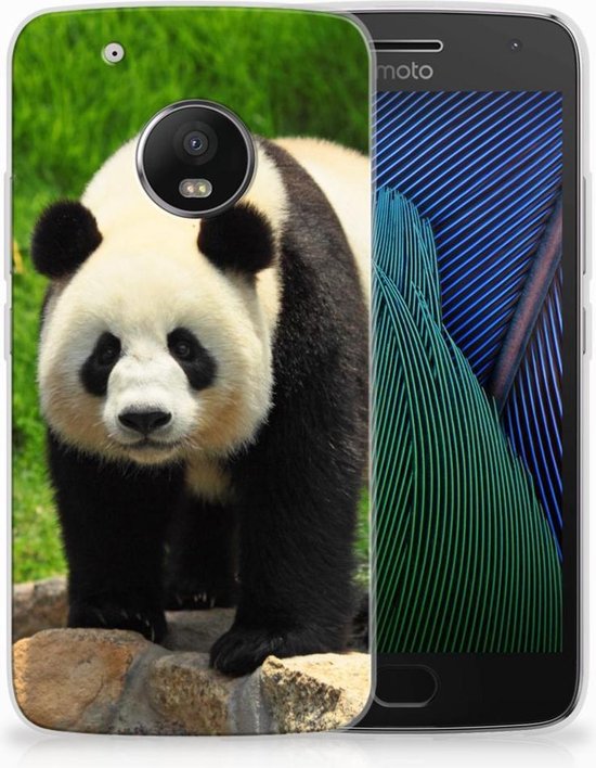 Punt stof in de ogen gooien Uitrusten Motorola Moto G5 Plus TPU Hoesje Design Panda | bol.com
