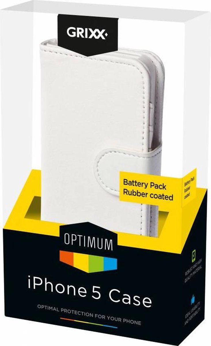 GRIXX Optimum Case iPhone 5 Creditcard White