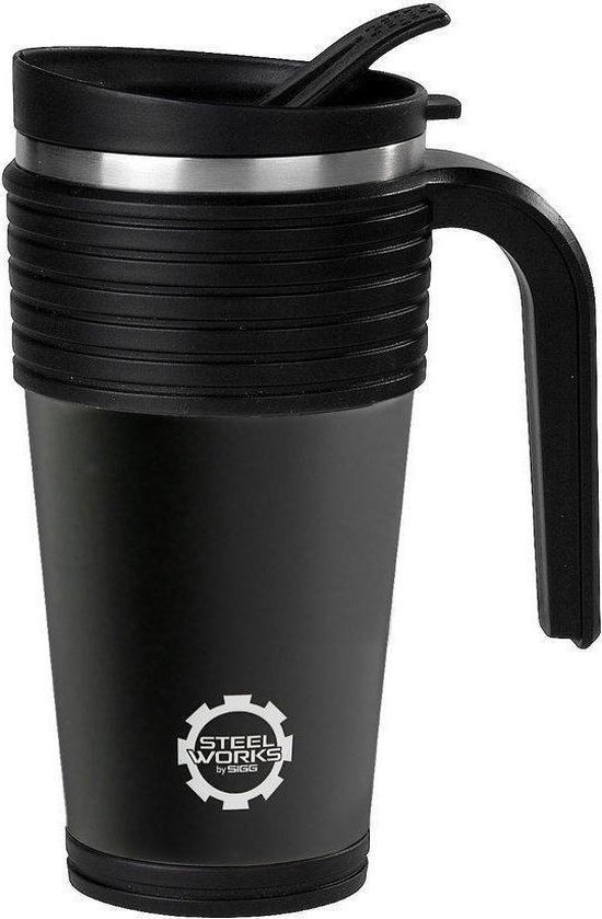 Sigg thermo mug - Drinkfles - Zwart - 0,5L | bol.com