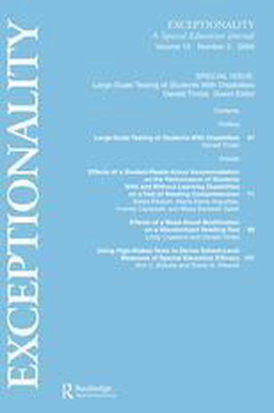 Large-scale Testing of Students With Disabilities - cover