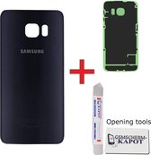 Voor Samsung Galaxy S6 Edge schterkant reparatie set - blauw
