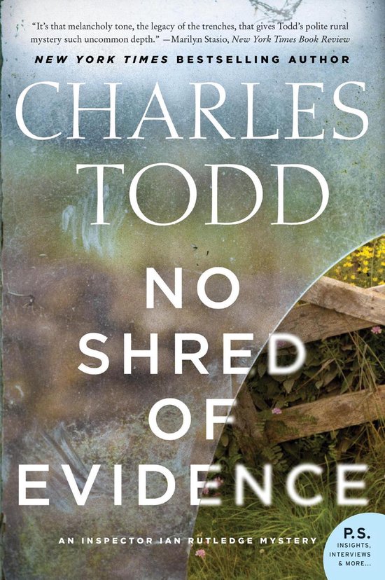 Inspector Ian Rutledge Mysteries 18 - No Shred of Evidence - cover