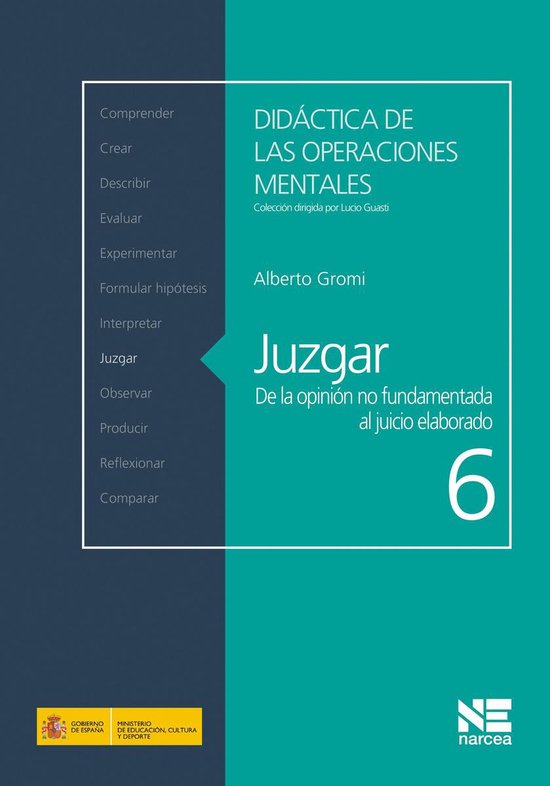 Didáctica de las operaciones mentales 6 - Juzgar - cover