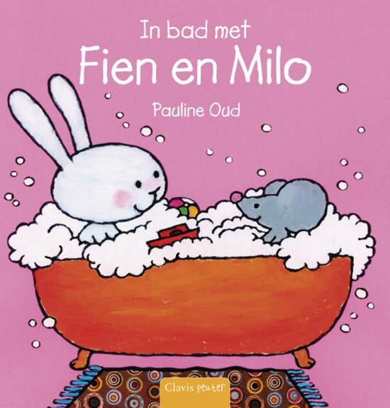 Cover van het boek 'In bad met Fien en Milo'