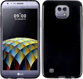 Zwart TPU case voor de LG X Cam Telefoonhoesje