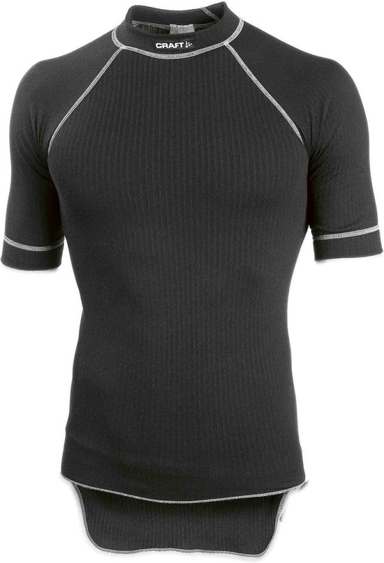 | Craft active mens shortsleeve zwart maat XL Craft heren thermoshirt korte mouw zwart | Mannen ondergoed.nl