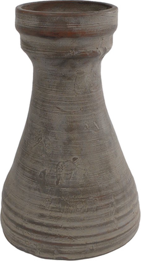 Bouillottes Et Bouteilles - Pot "jos" Faïence Taupe 15x15x23.5cm