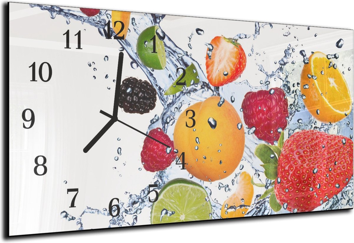 Horloge De Cheminée En Verre Incurvé – Mouvement à Quartz – Occasion Très Bon état