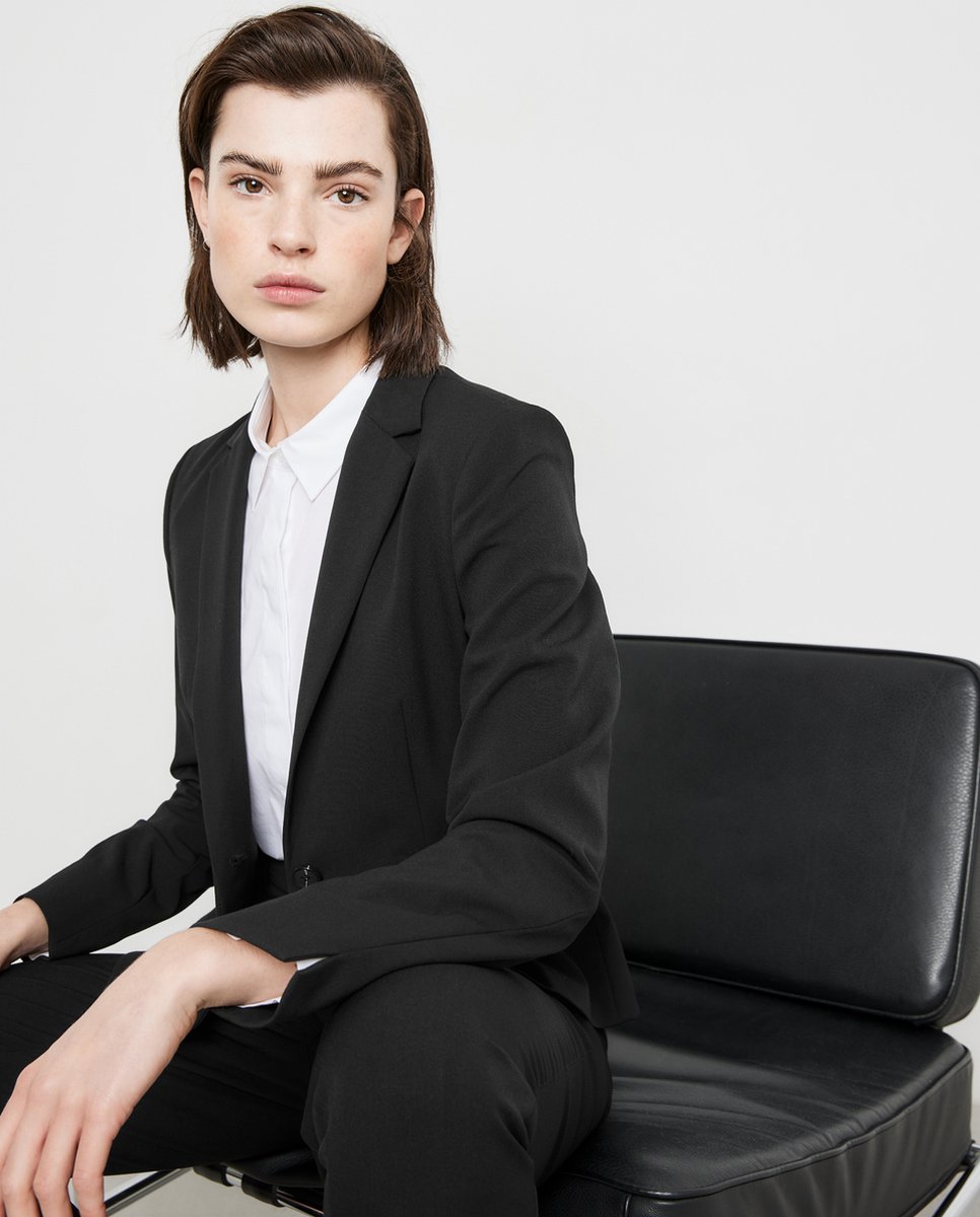 TAIFUN Dames Blazer Schwarz-38