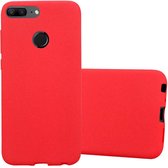 Cadorabo Hoesje geschikt voor Honor 9 LITE in FROST ROOD - Beschermhoes gemaakt van flexibel TPU silicone Case Cover