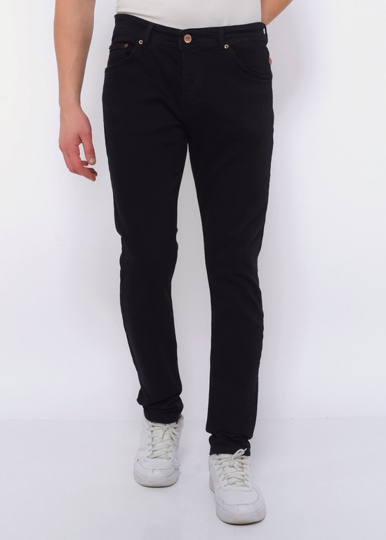 Nette Zwarte Slim Fit Stretch Jeans Heren-DC-052 | bol.com