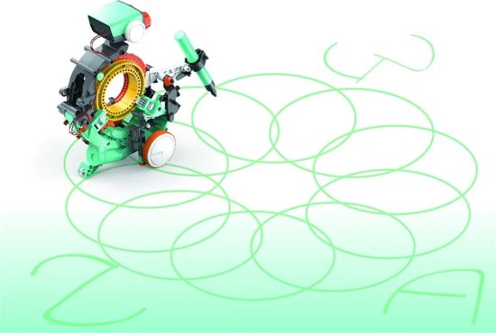 Construct & Create 5 in 1 Mechanical Frances Coding Robot ...