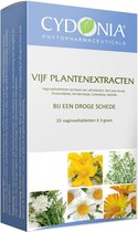 Cydonia - Vijf Plantenextracten - droge vagina - overgang - intieme ongemakken - vaginale zetpillen